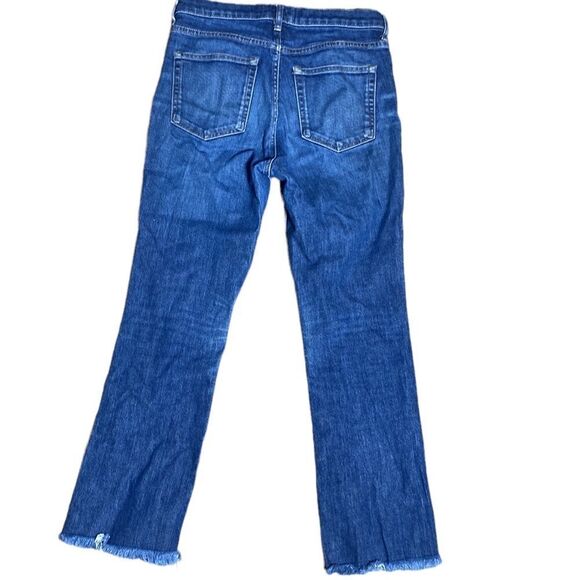 Everlane jeans regular 28 frayed hems intentional fade + whisker - Picture 3 of 4